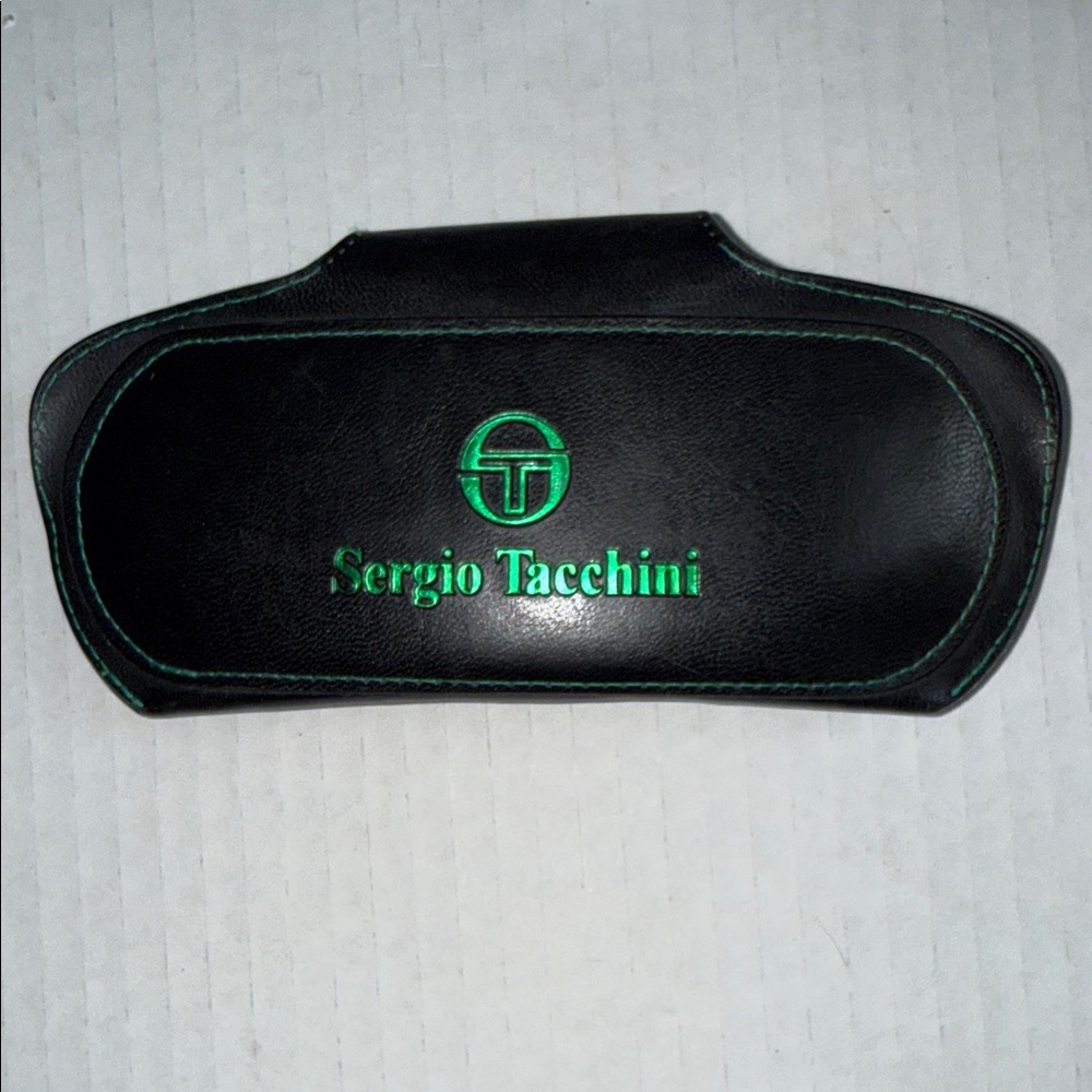 Sergio Tacchini Sunglasses with Black Case with Green Logo